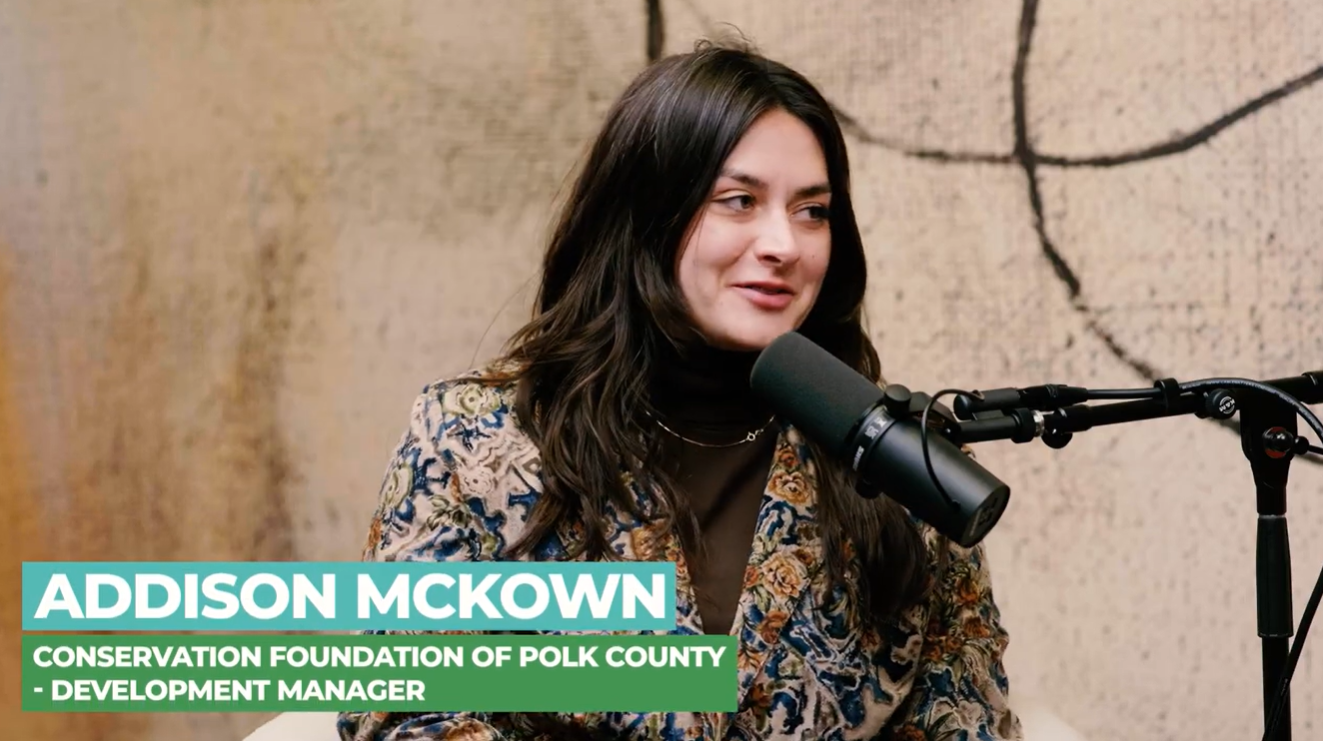 Addison McKown talk conservation funding solutions on Happy Disruptors podcast.
